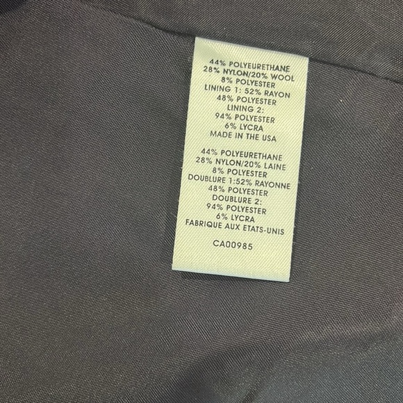 Nanette Lepore purple sparkle wool pea coat jacket Sz 6 - Picture 7 of 9